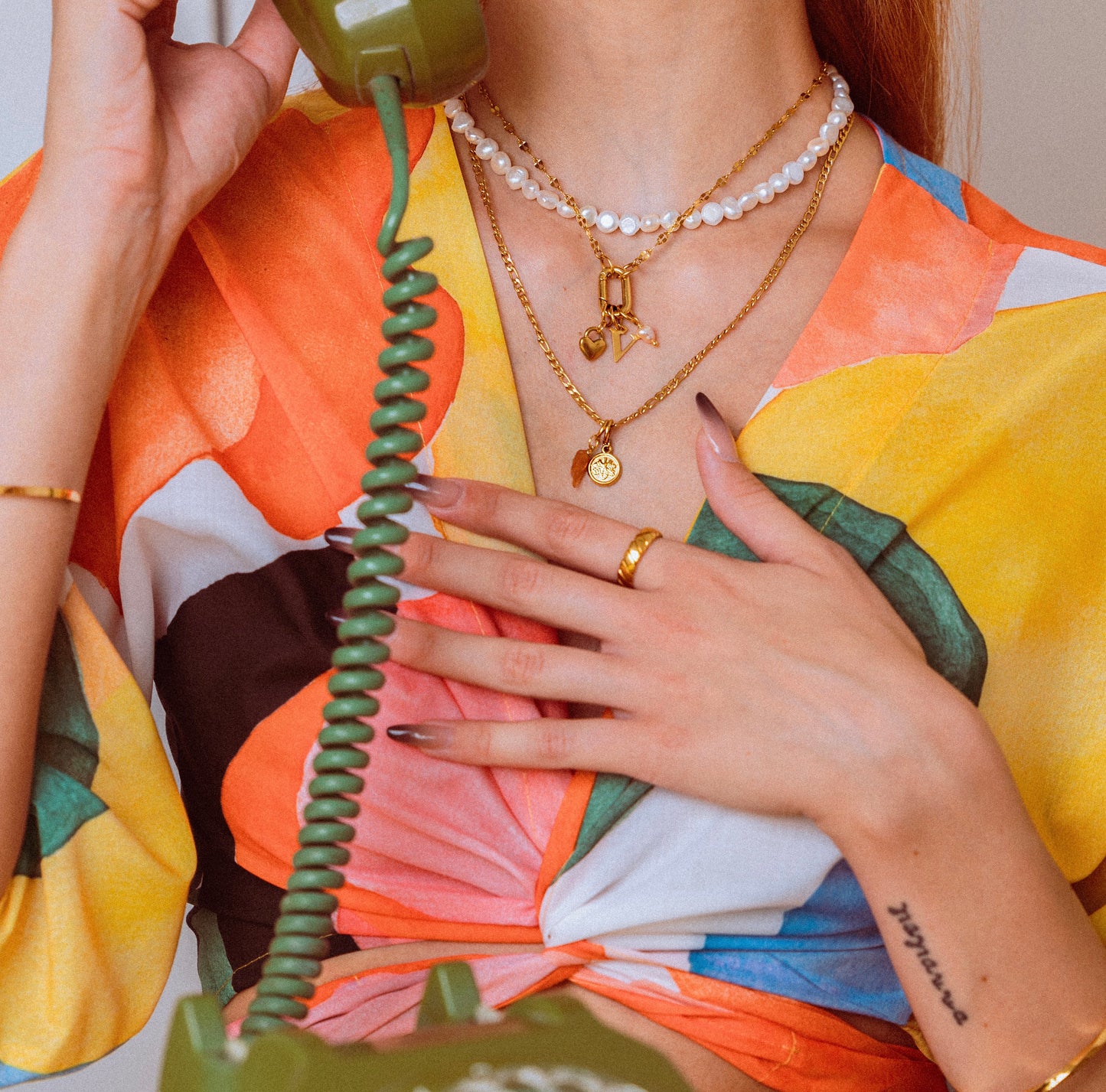 Grape leaf charm C23