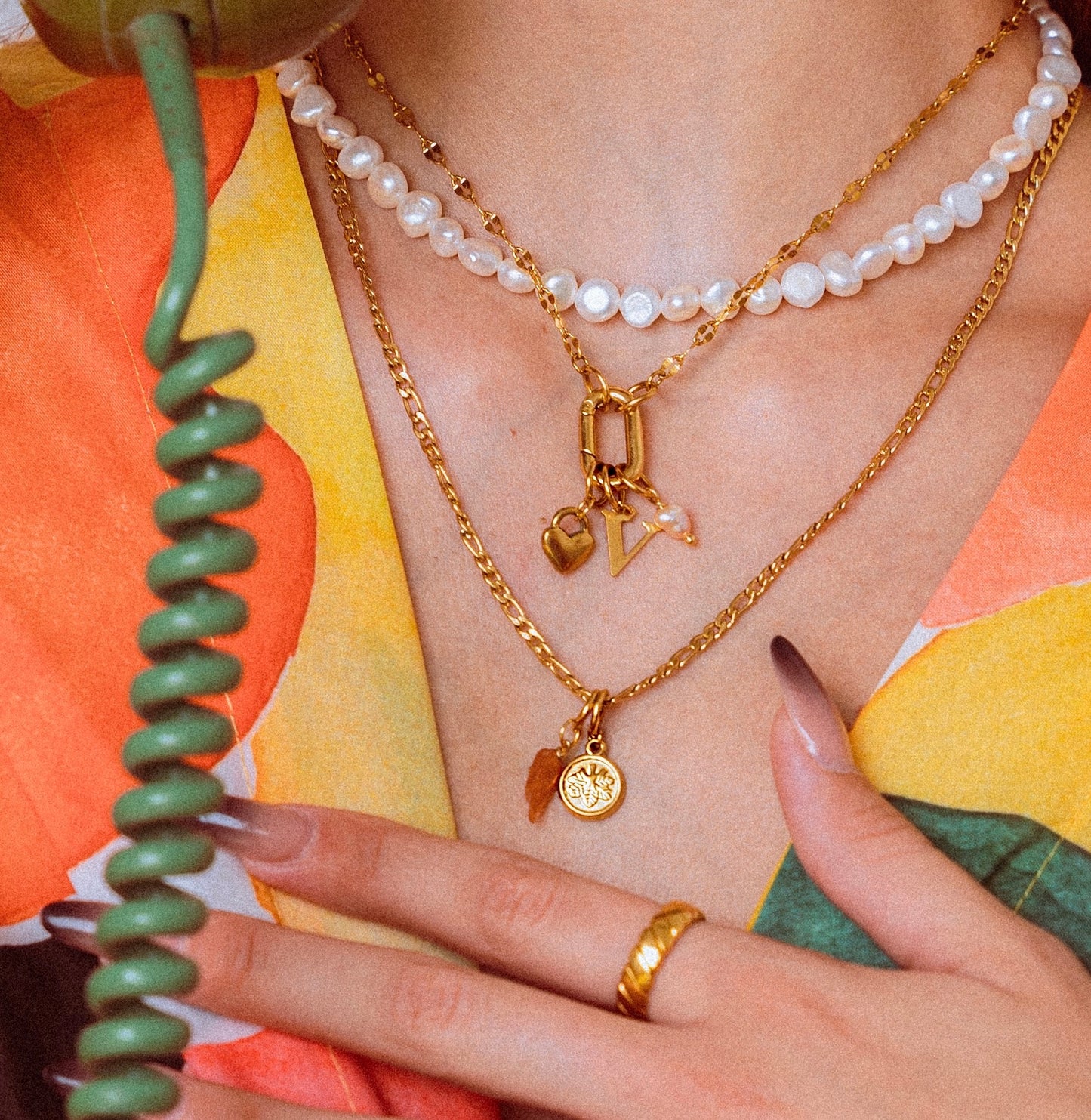 Grape leaf charm C23