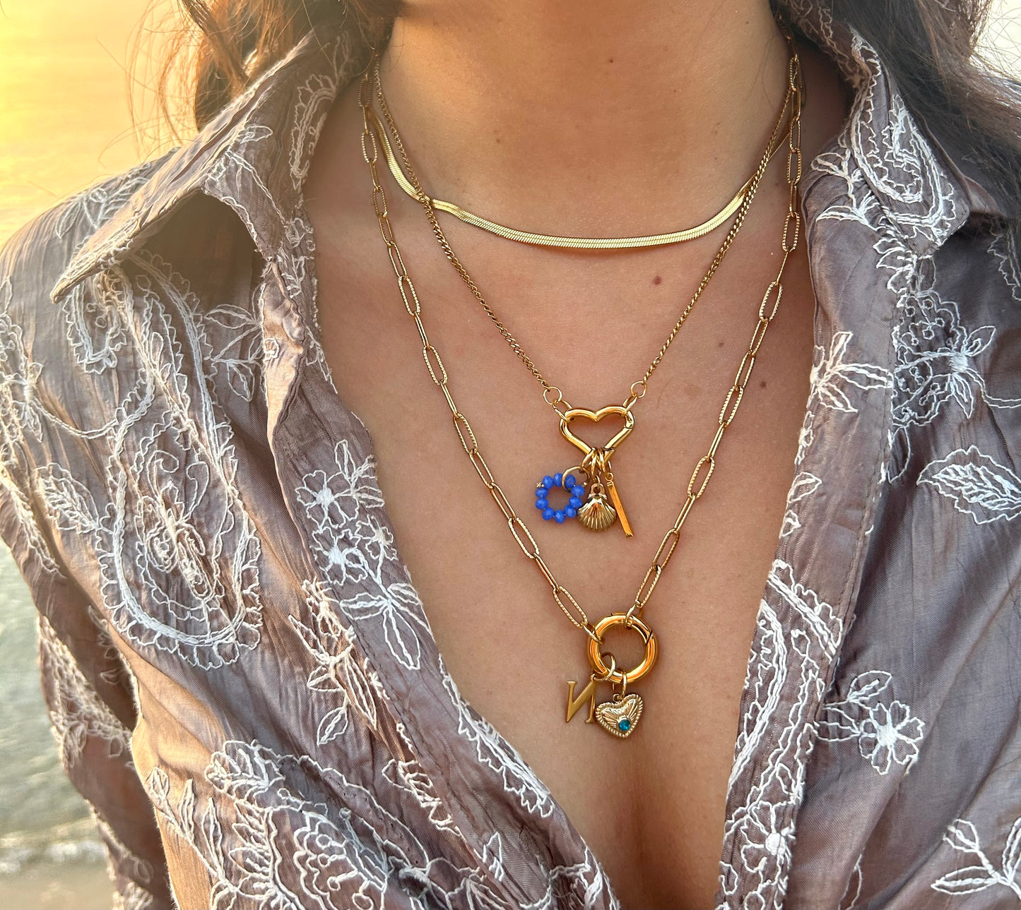 Paperclip CYO necklace N28
