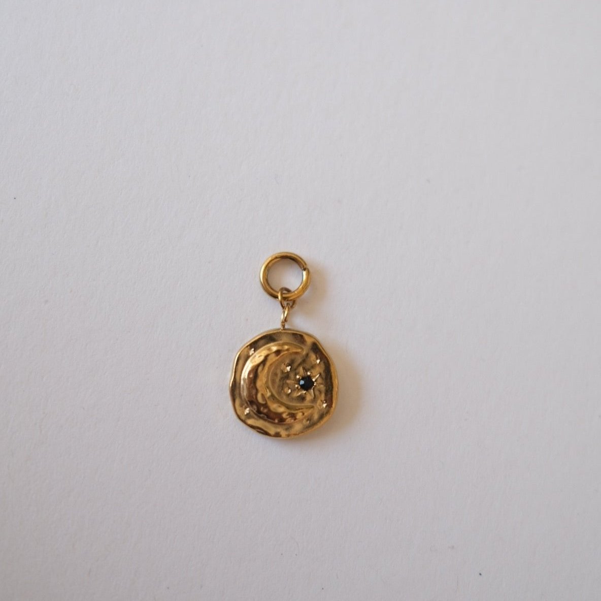 Circle moon charm C92
