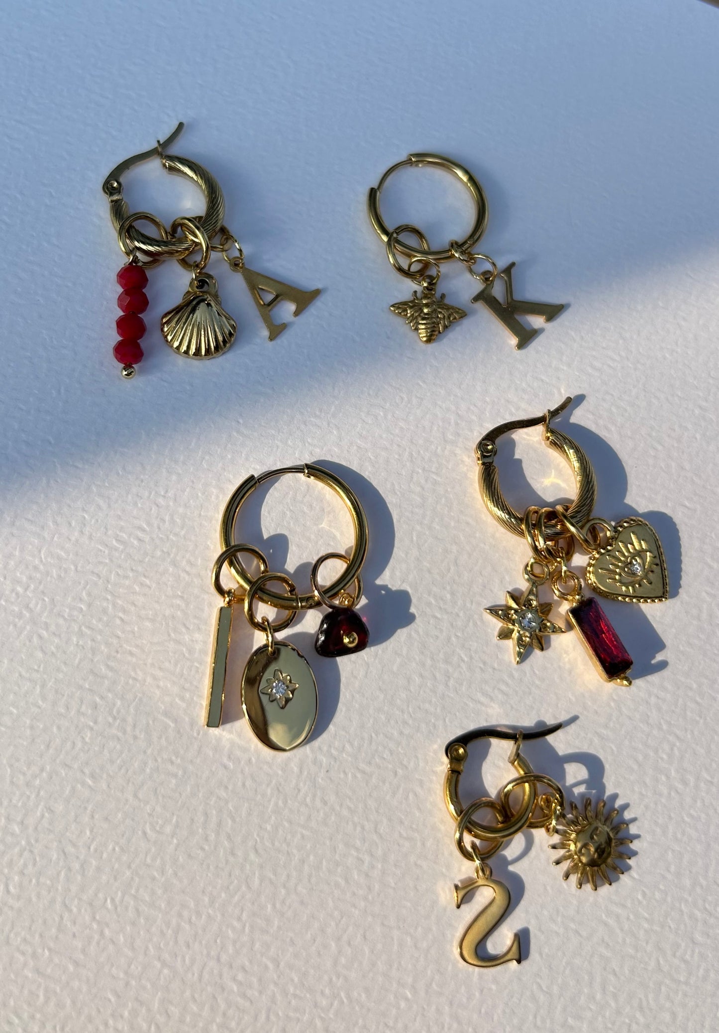 Ruby gemstone charm C57