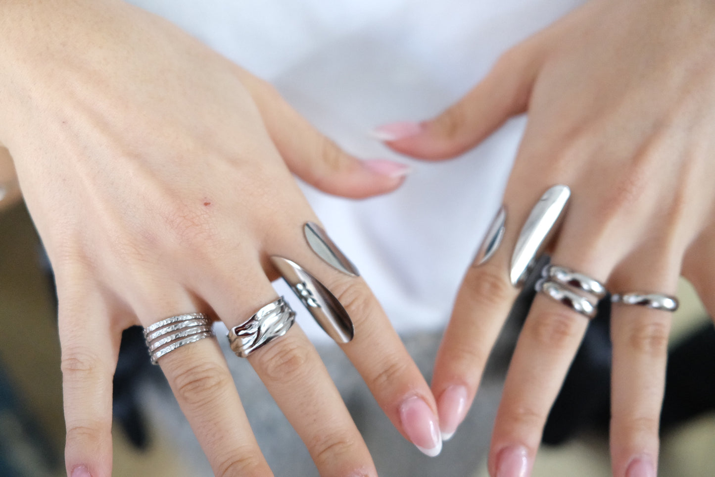 Silver crest ring R4