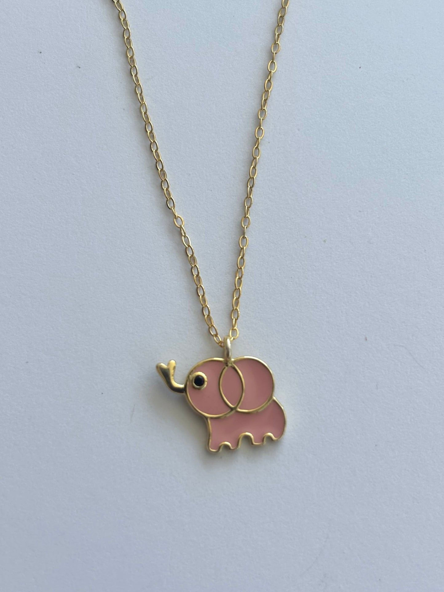 Ella Elephant Gold Necklace N2