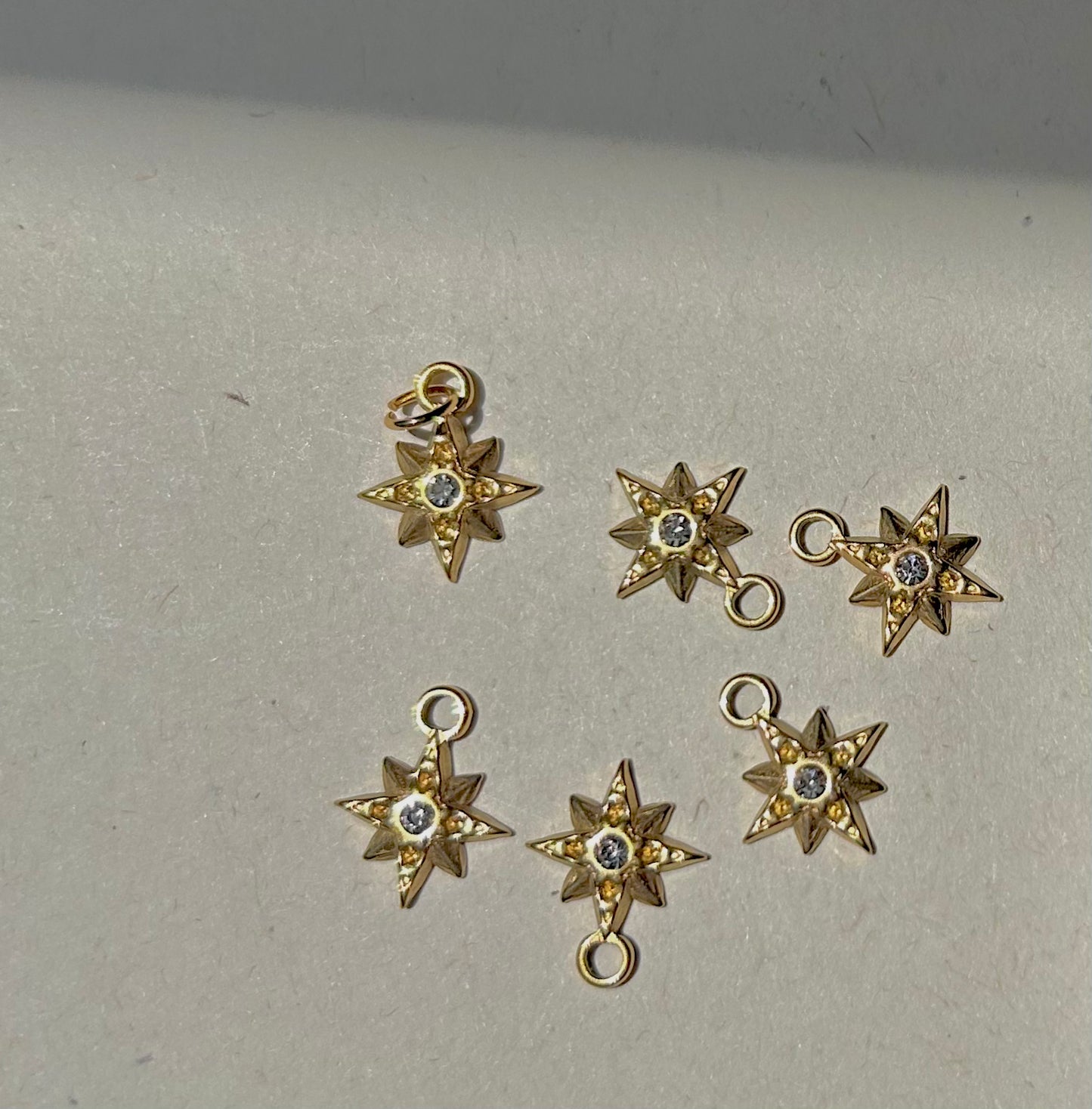 Golden star charm C41