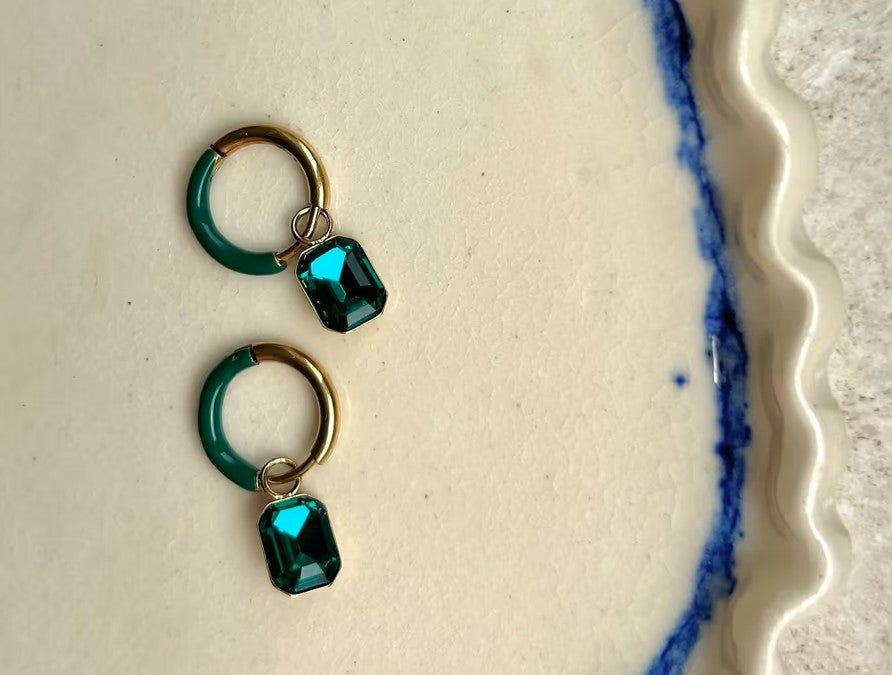 Green parks earrings E7