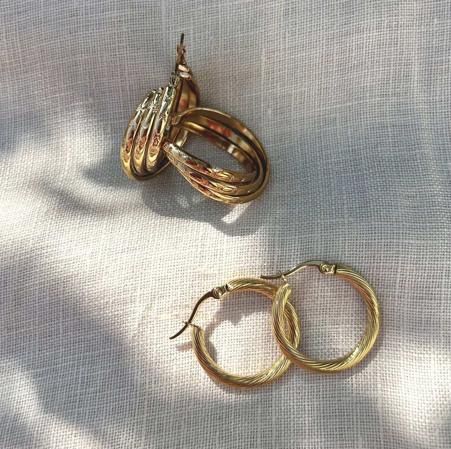 Triple shine hoops E20