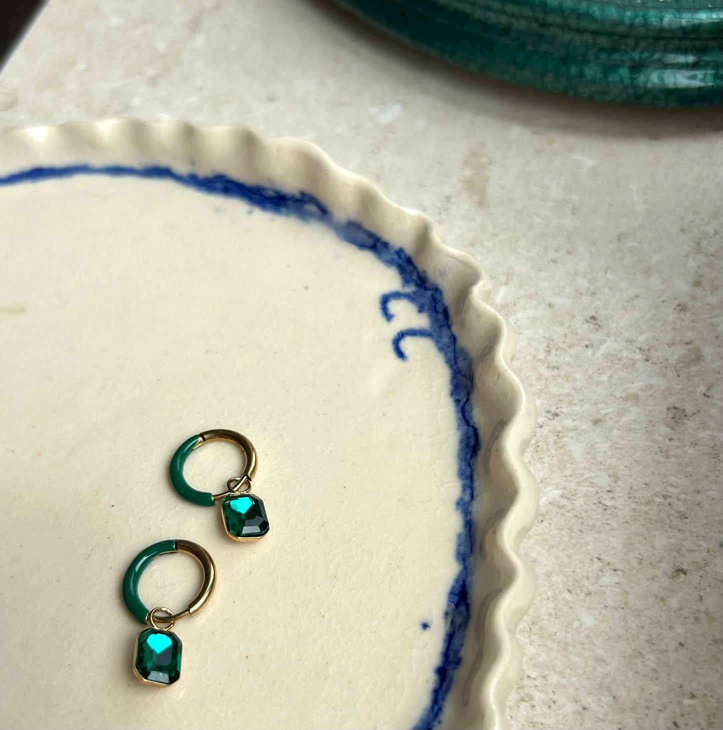 Green parks earrings E7