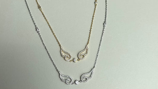 Sparkliest wings necklace N20 (GOLD)