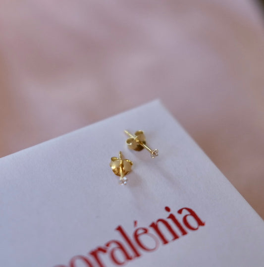 Tiny zirconia studs  E32