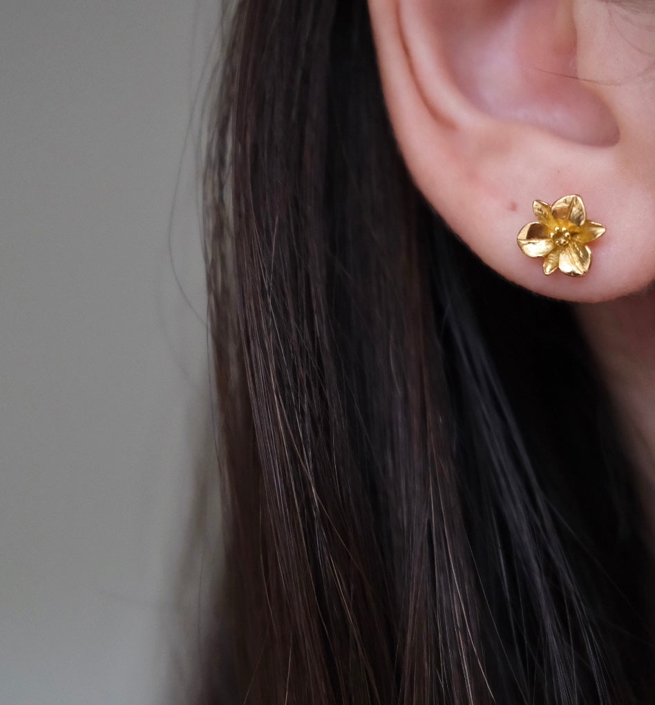 Wild rose studs E54
