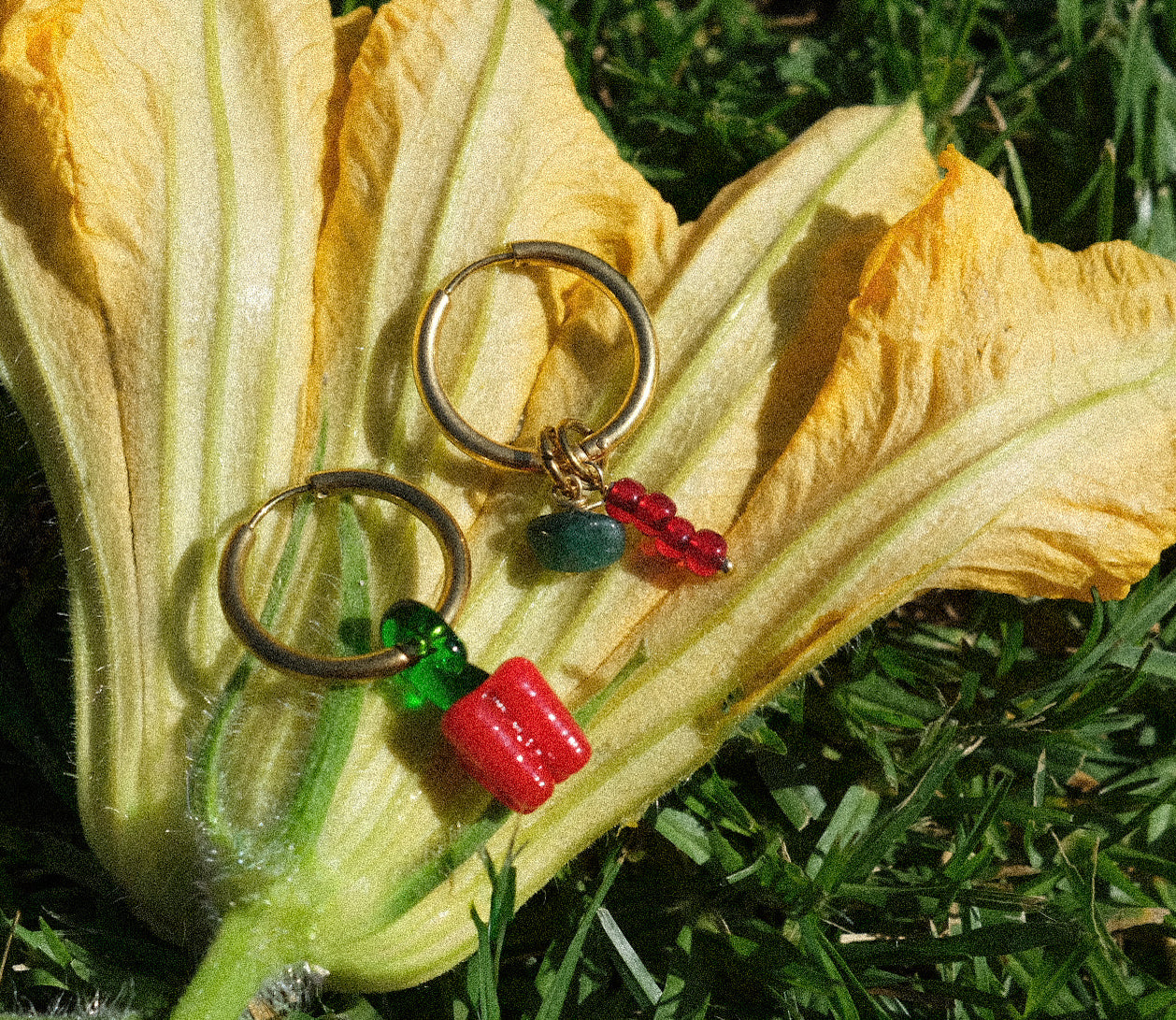 Tapsi me gemista earrings
