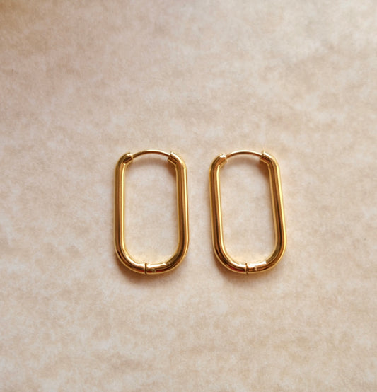 Large oval earrings - CYO