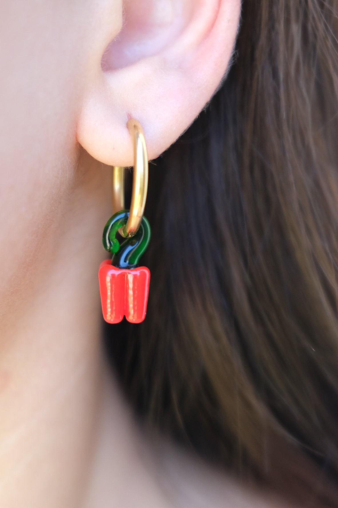 Tapsi me gemista earrings
