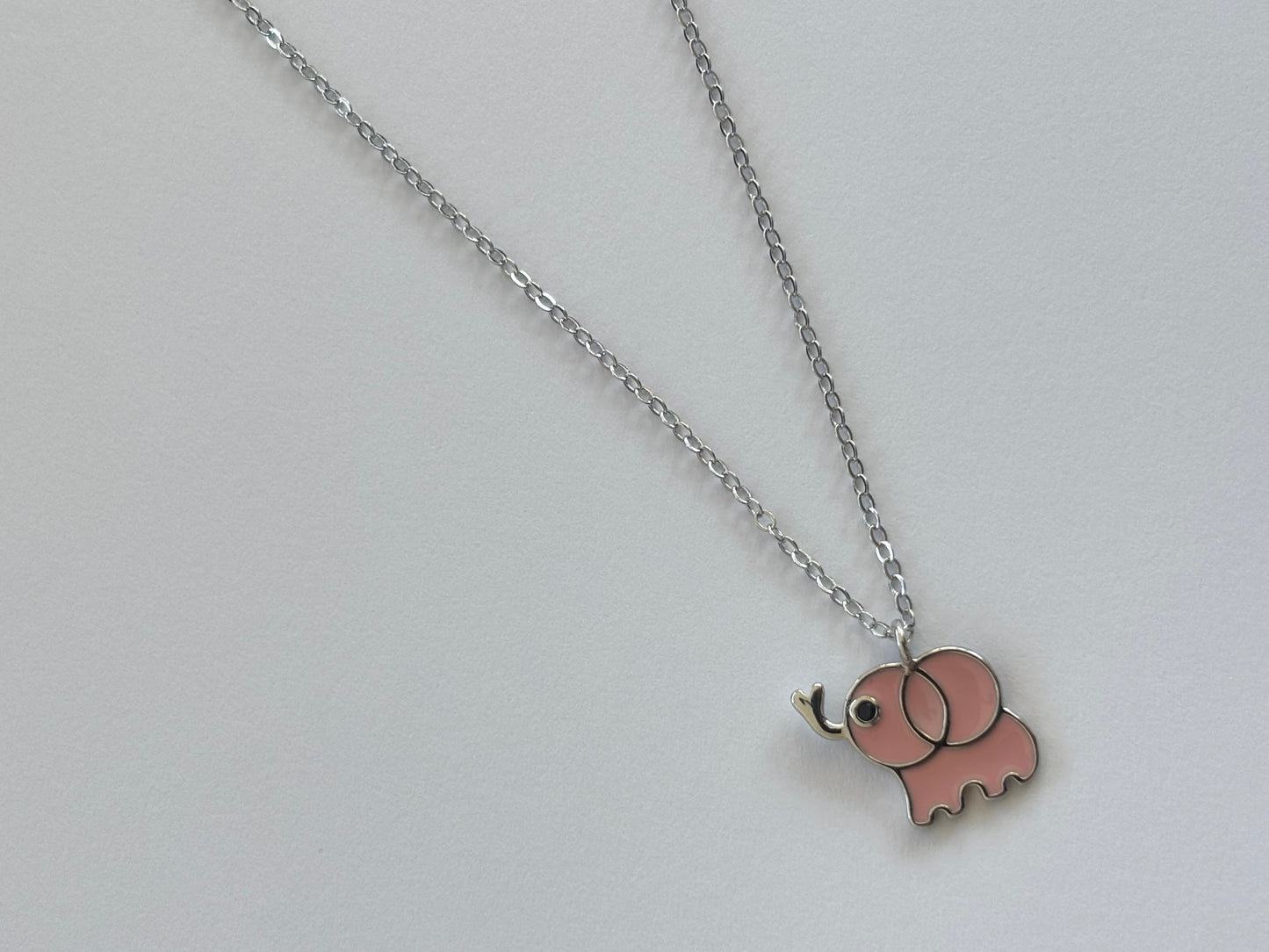 Ella Elephant Silver Necklace N2