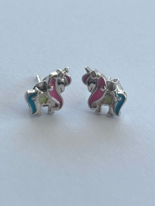 Little Unicor Stud Earrings E34