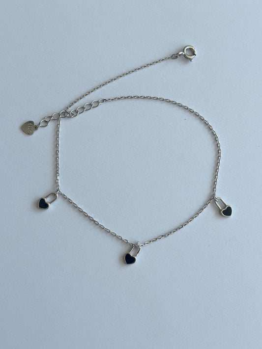 Locked Heart Anklet W5
