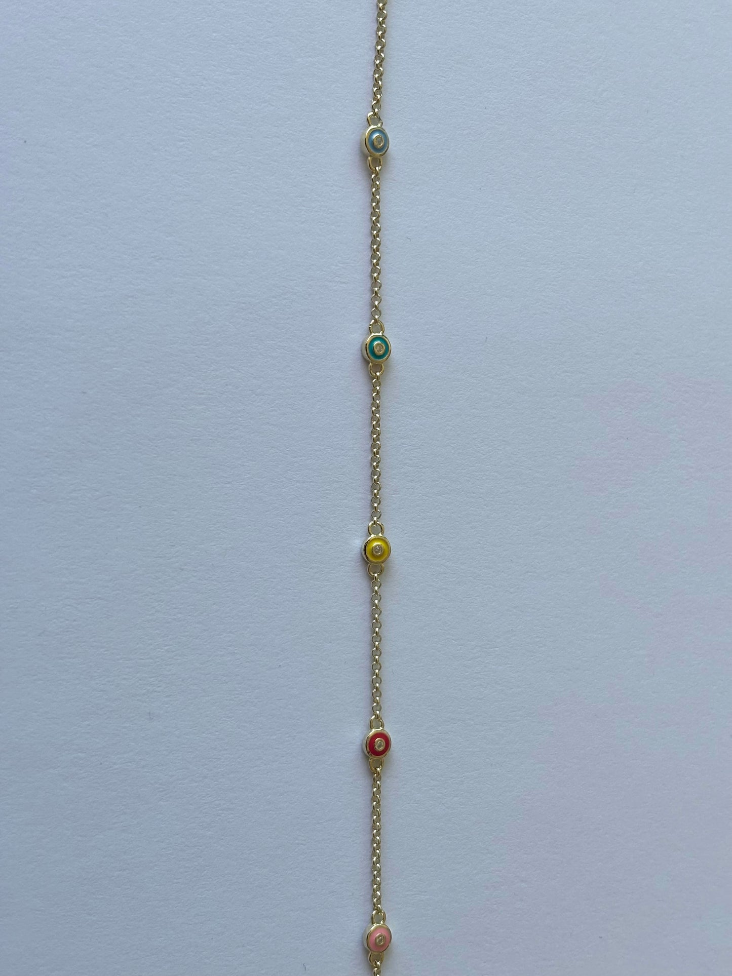 Rainbow Enamel Bracelet W2