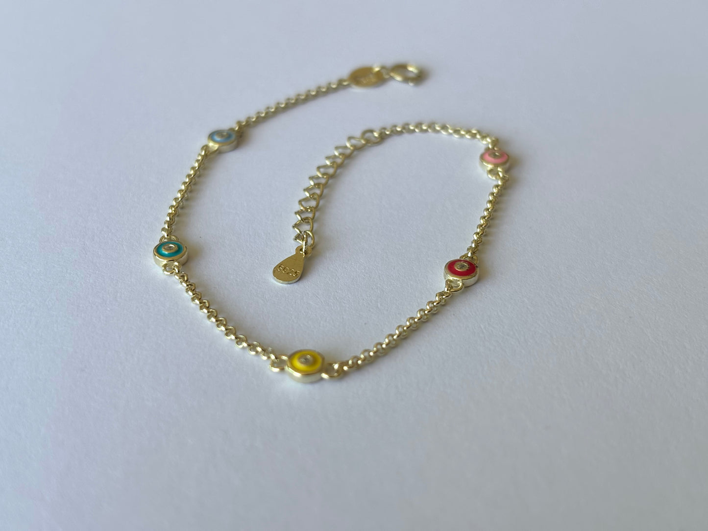 Rainbow Enamel Bracelet W2