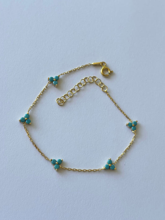 Gentle blue bracelet W15