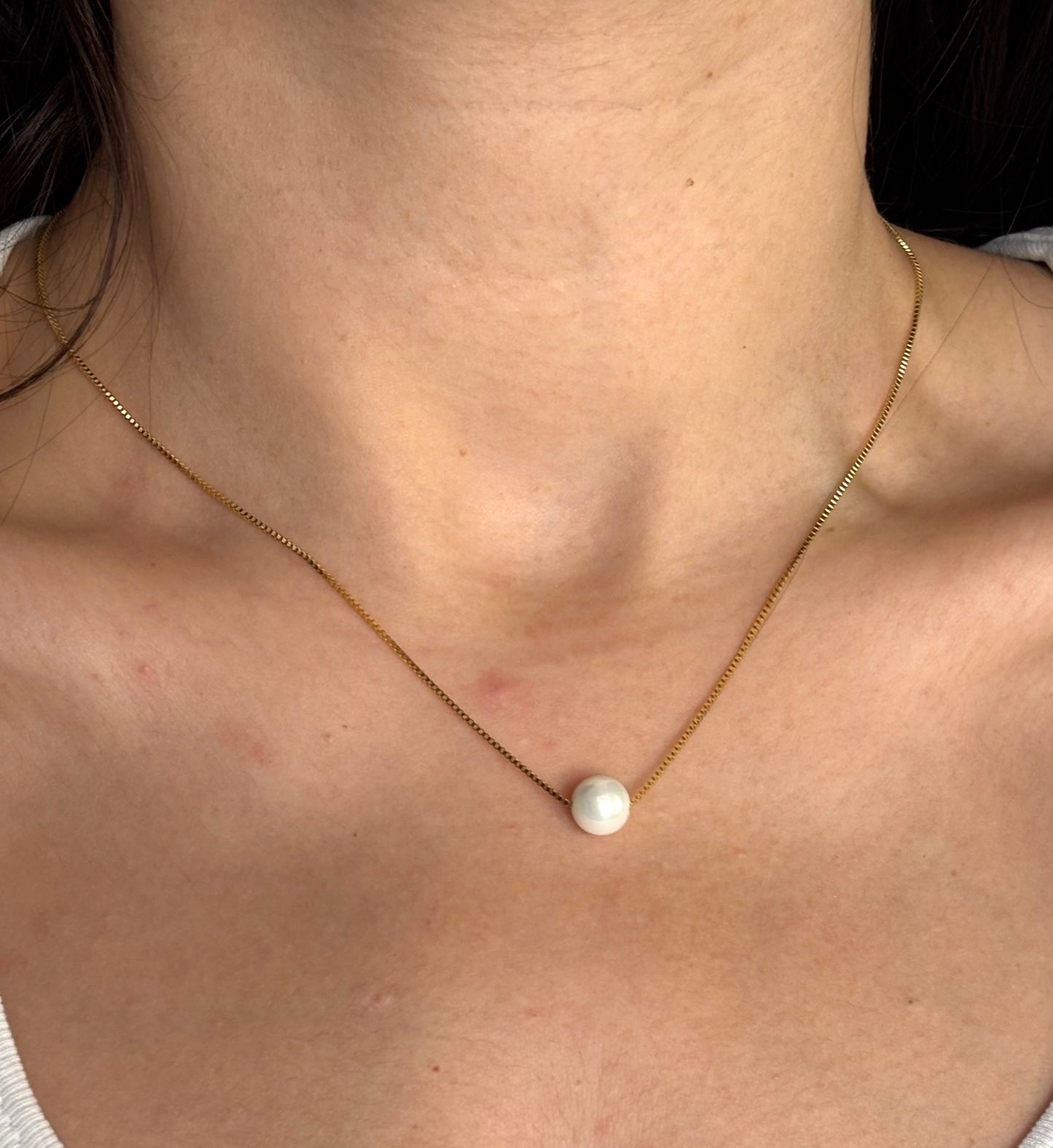 Single Pearl Necklace N6