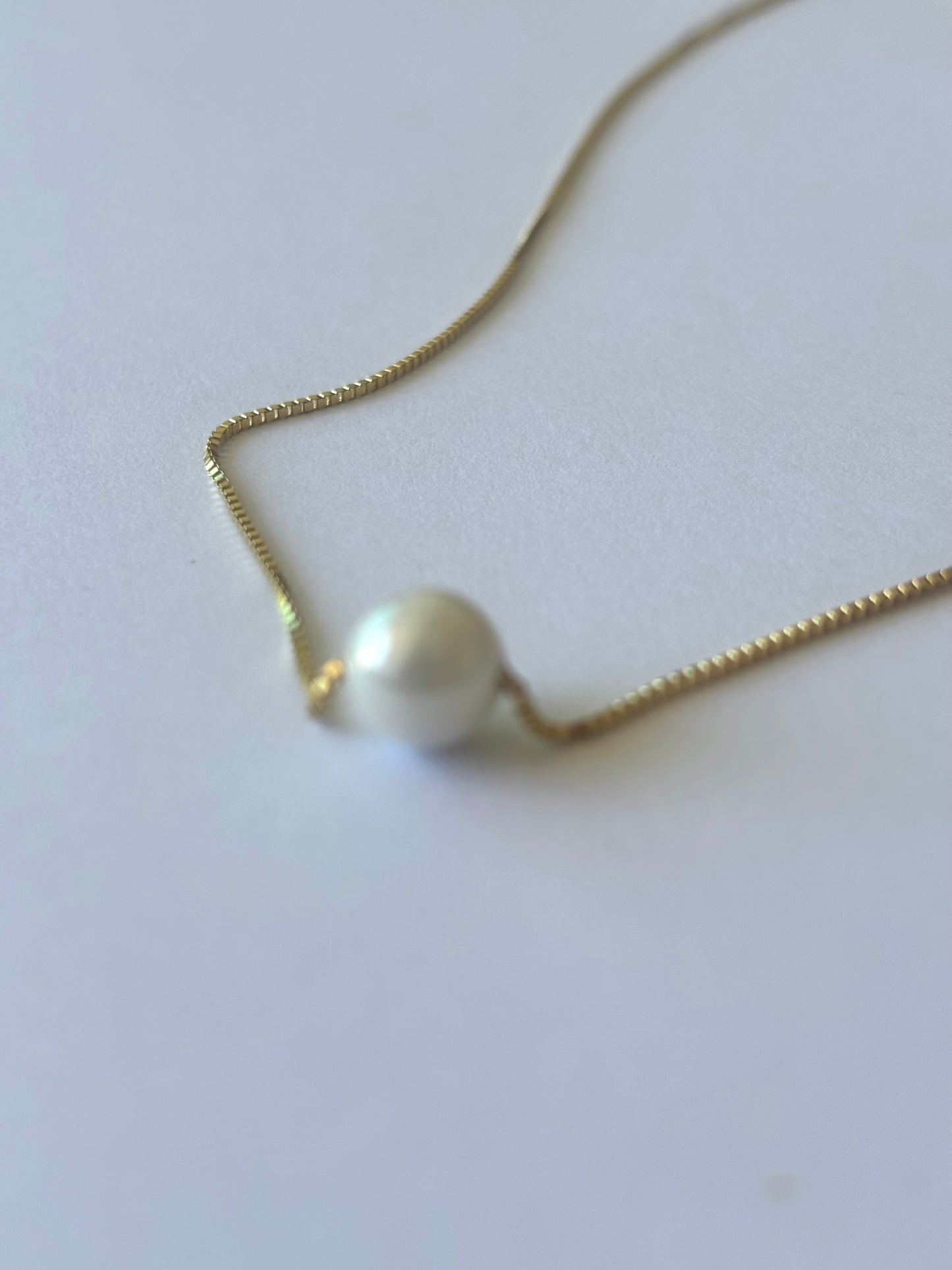Single Pearl Necklace N6