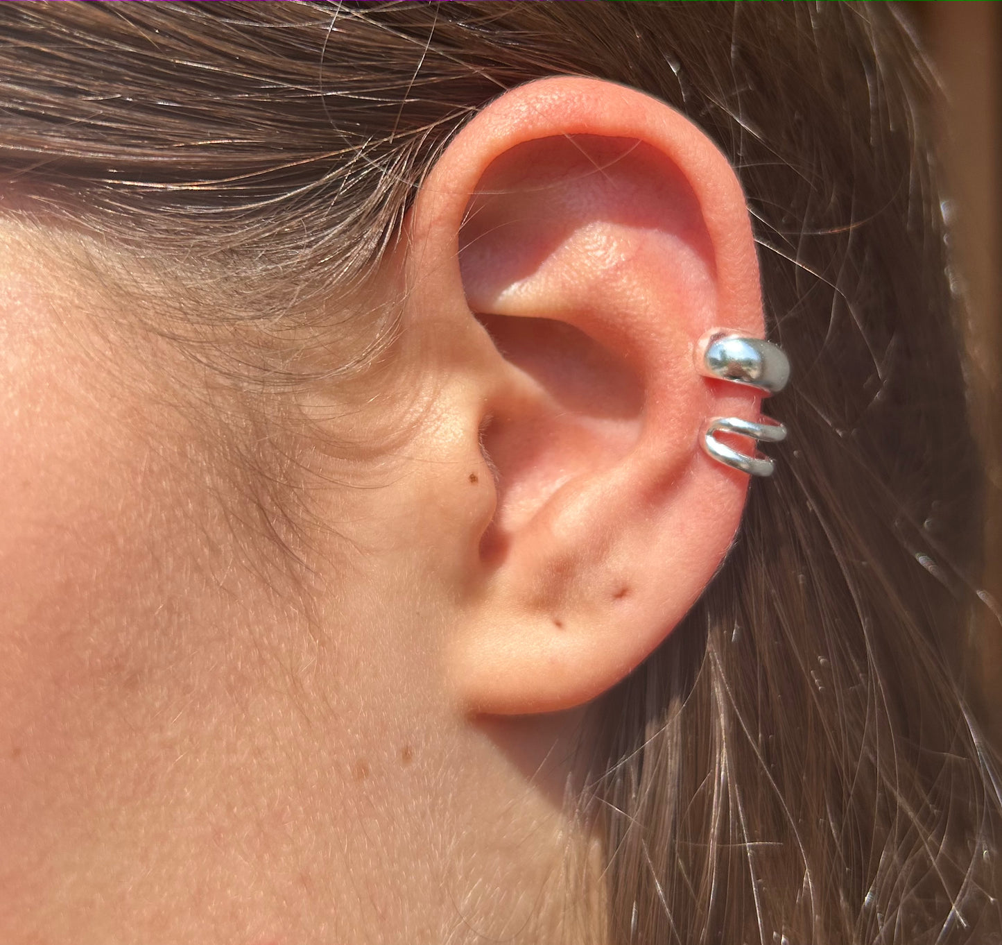 Nebula bold ear cuff E22