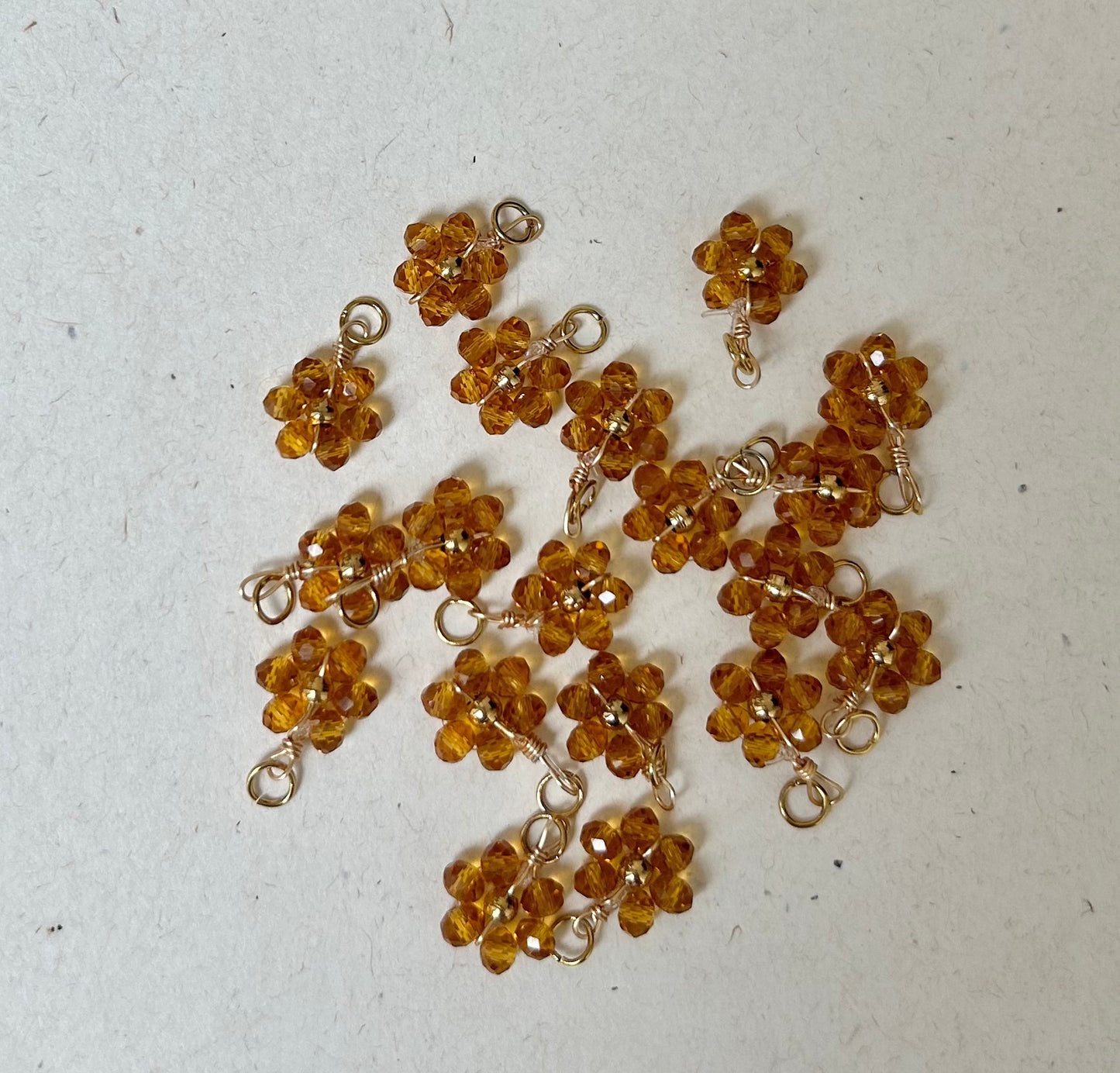 Orange bloom charm C44