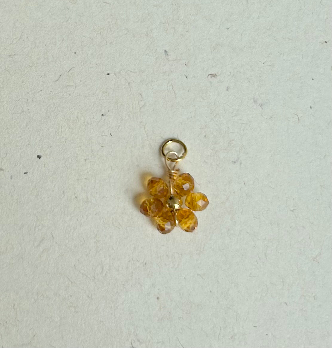 Orange bloom charm C44