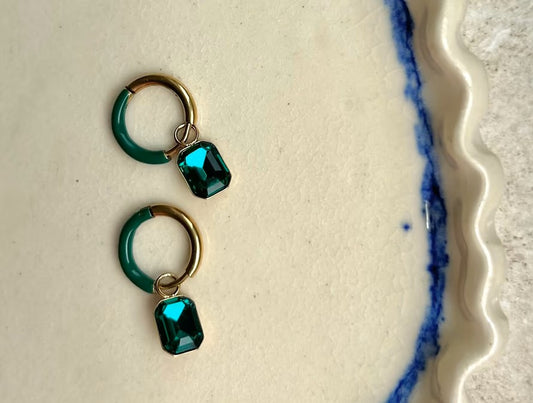 Green parks earrings E7