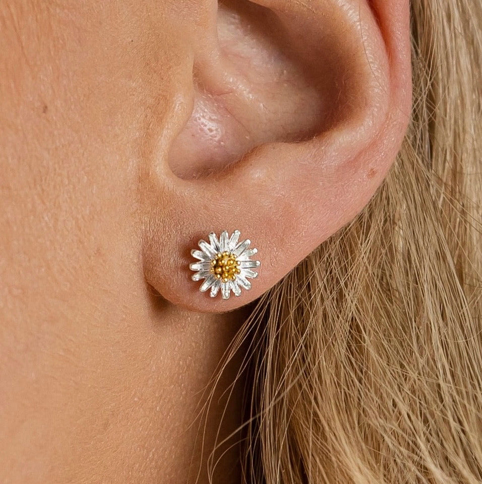 Sunflower stud earrings E27