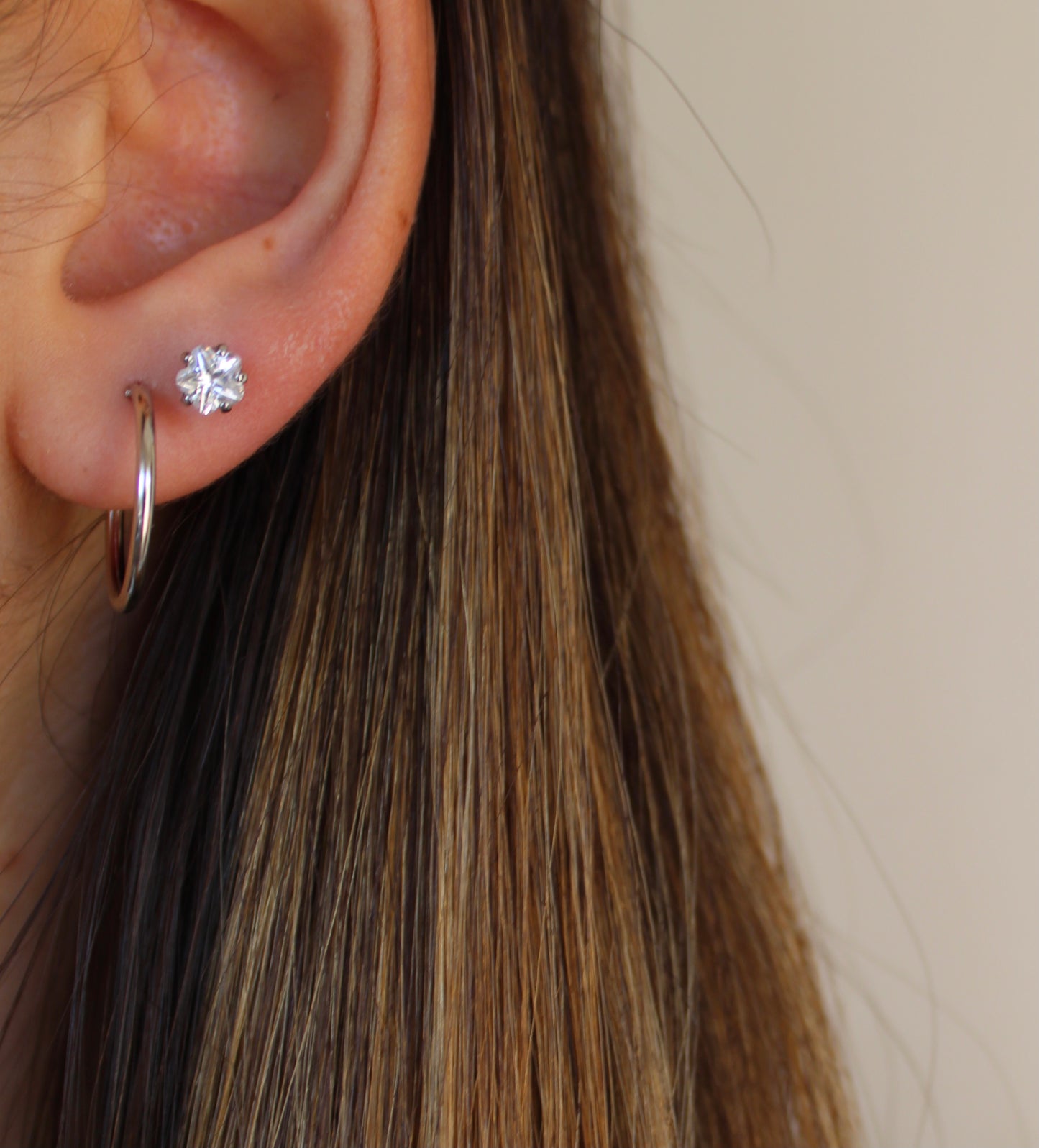 Waterlily earring studs E40