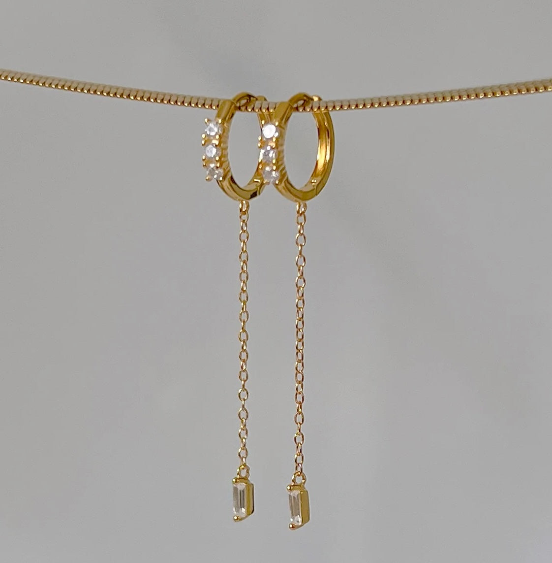Lissie chain earrings E60