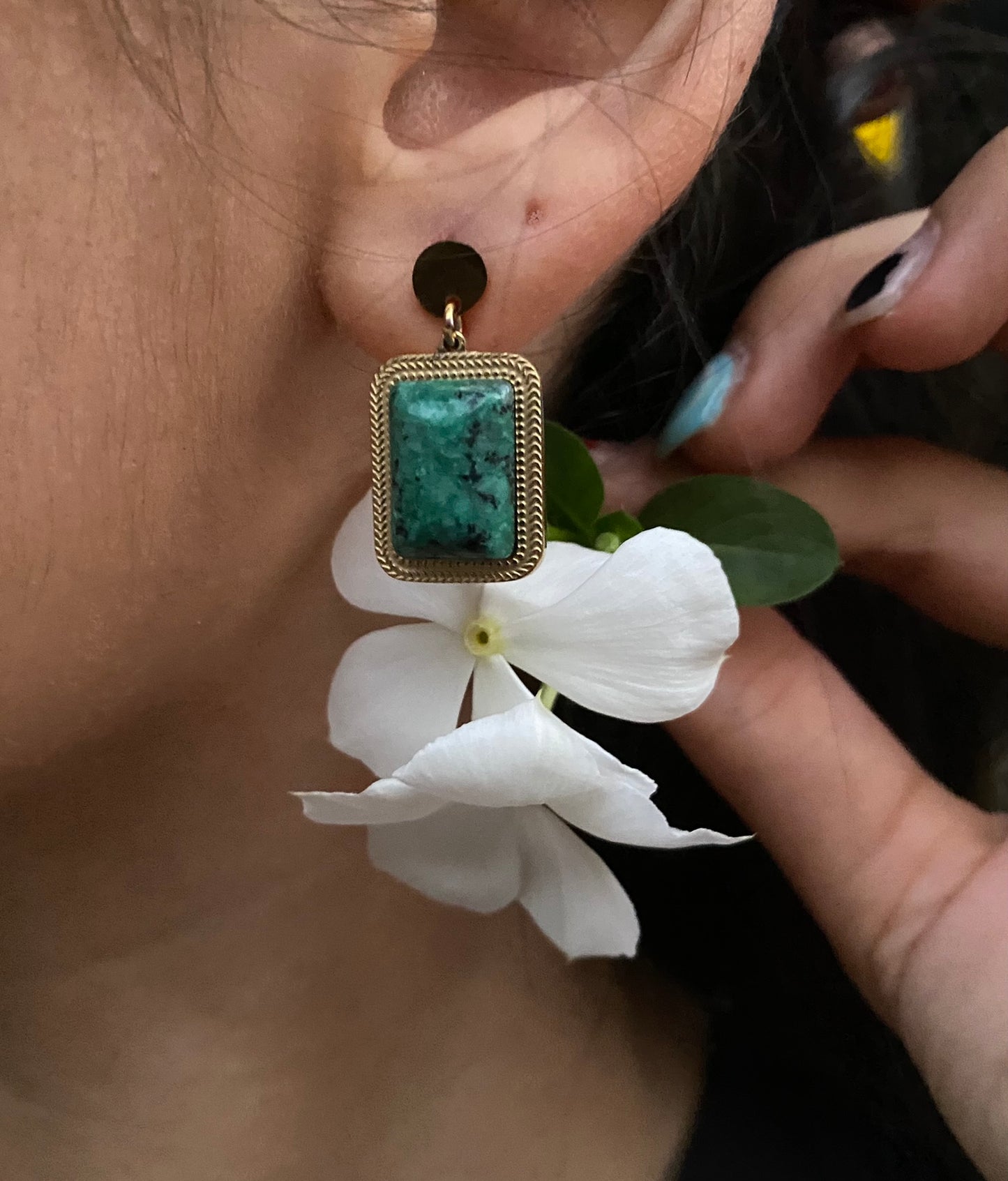 Blue Irida earrings E67