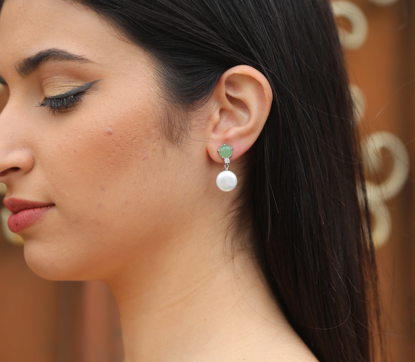Charlotte pearl earrings E14
