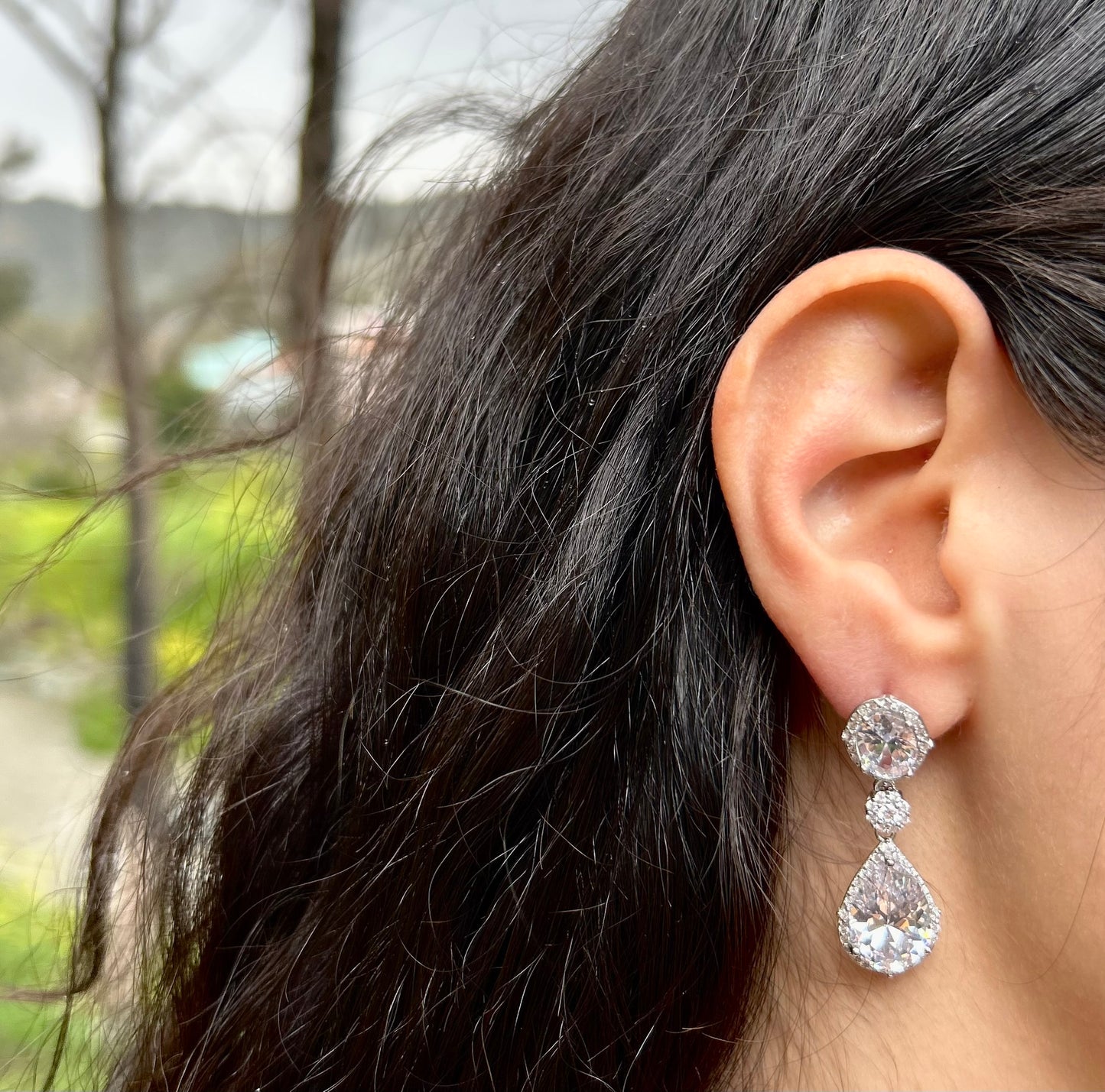 Coralénia's bridal earrings E15