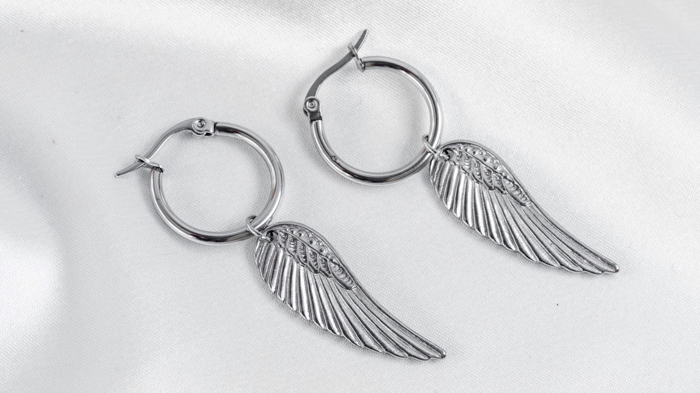 Jasmine's wings earrings E18